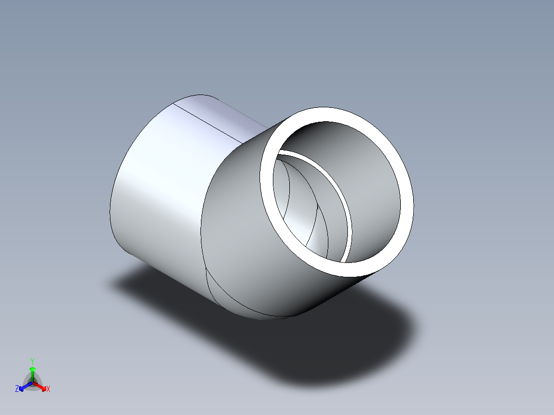 CPVC管件08-Sch80_45Elbow_SxS_9817-020 _2in主视图