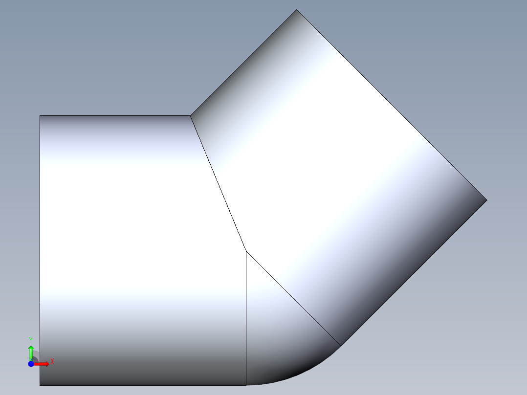 CPVC管件08-Sch80_45Elbow_SxS_9817-020 _2in前视图