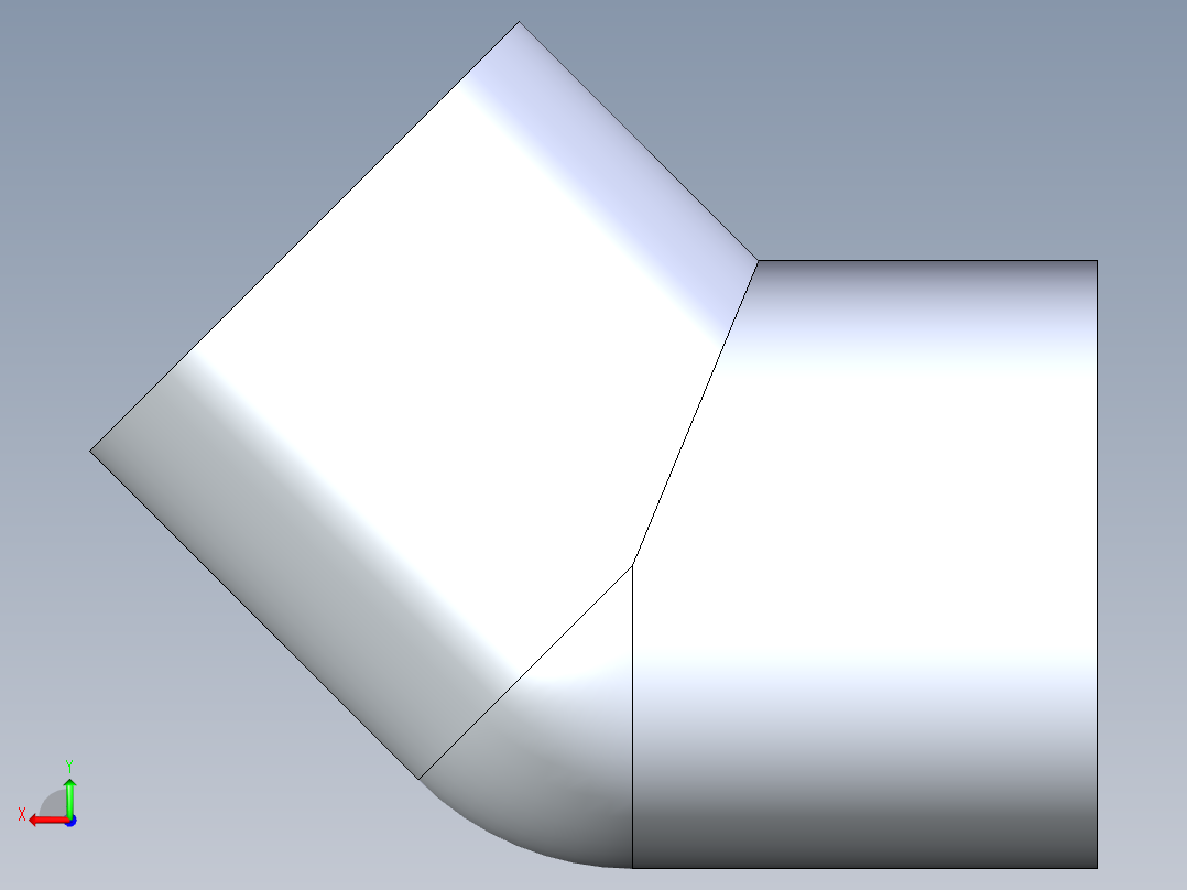 CPVC管件08-Sch80_45Elbow_SxS_9817-020 _2in后视图