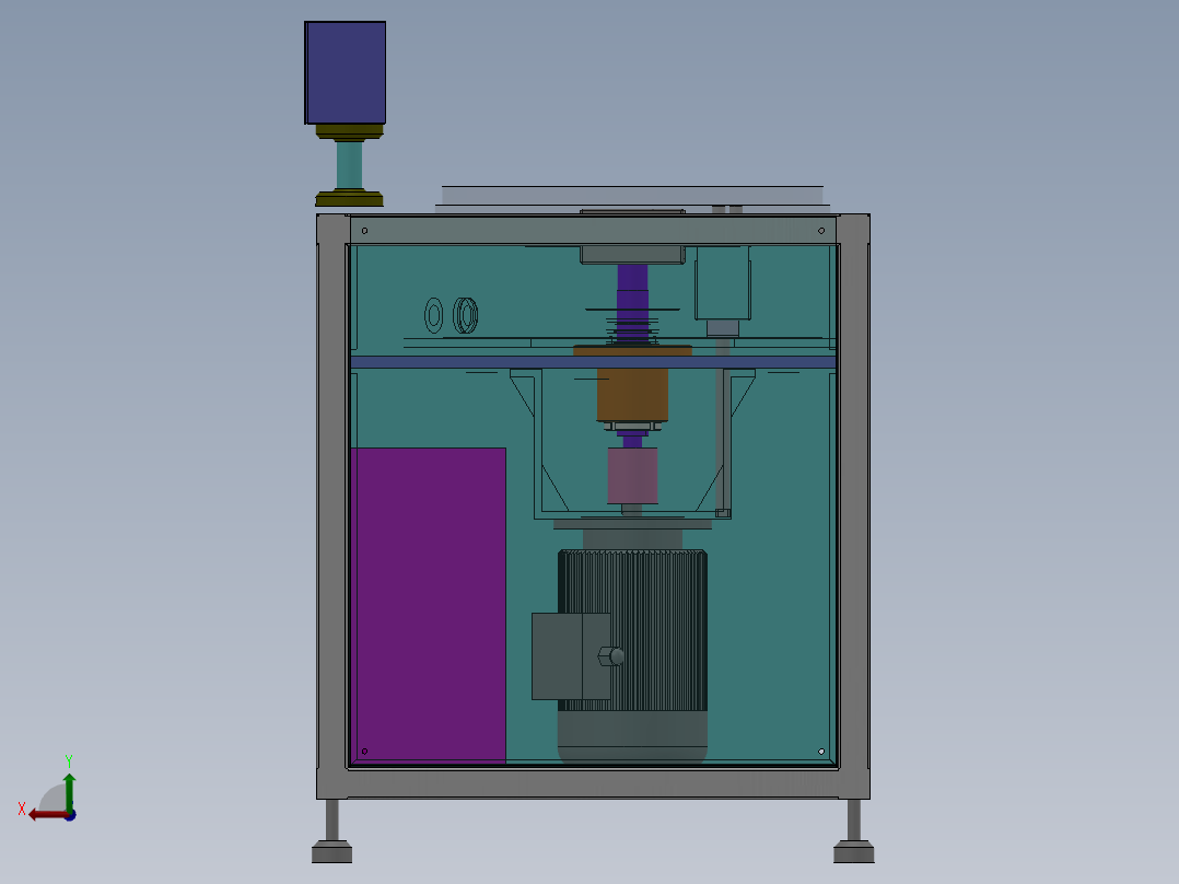 真空离心机三维==100632==30后视图