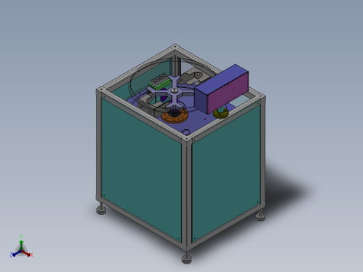 真空离心机三维==100632==30正等轴测缩略图