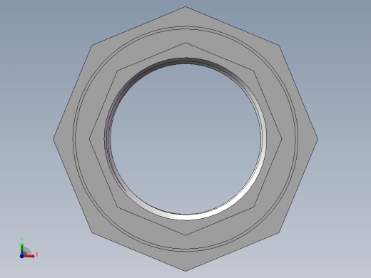 活接-等径内丝直通 DN40前视缩略图