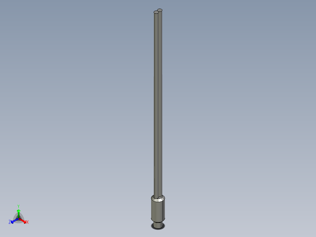 基恩士FU-67core_kc图纸模型主视图