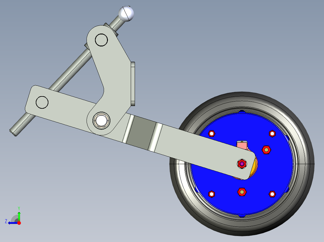 小型拖拉机种植机2.4m插秧机右视图