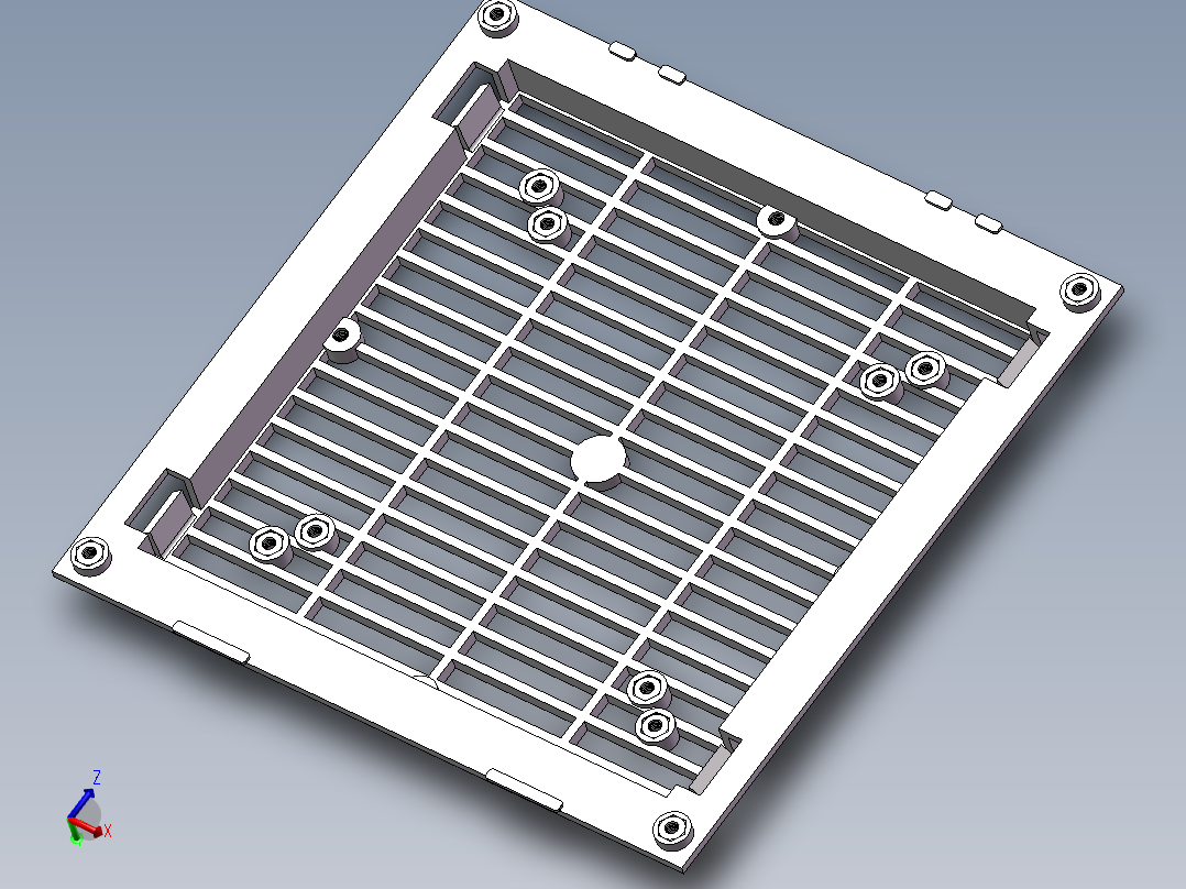 ZL-804 通风过滤网罩主视图