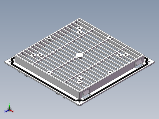 ZL-804 通风过滤网罩正等轴测缩略图