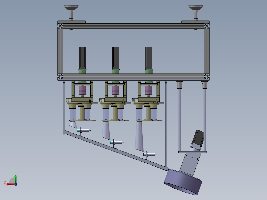 硬币分选图纸后视图