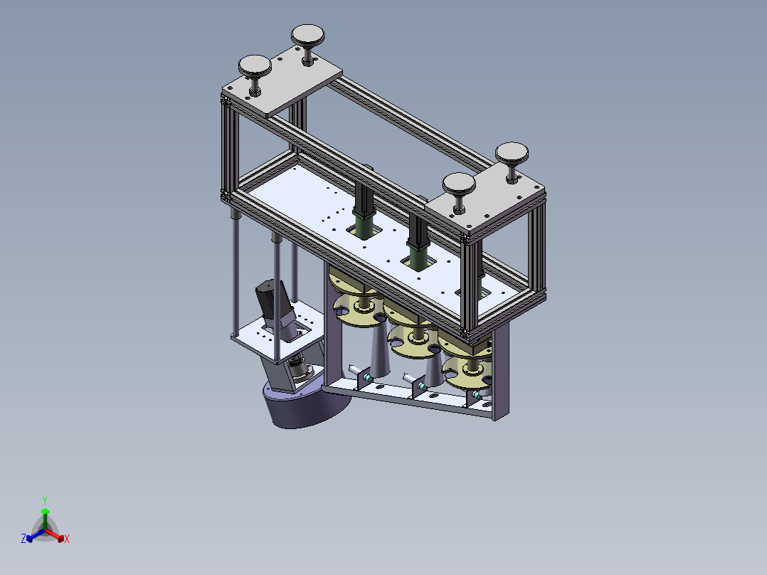 硬币分选图纸正等轴测图
