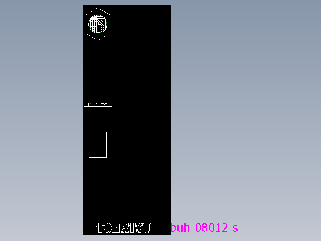 定位配件(A)BUH-2D多系列多零件图纸模型