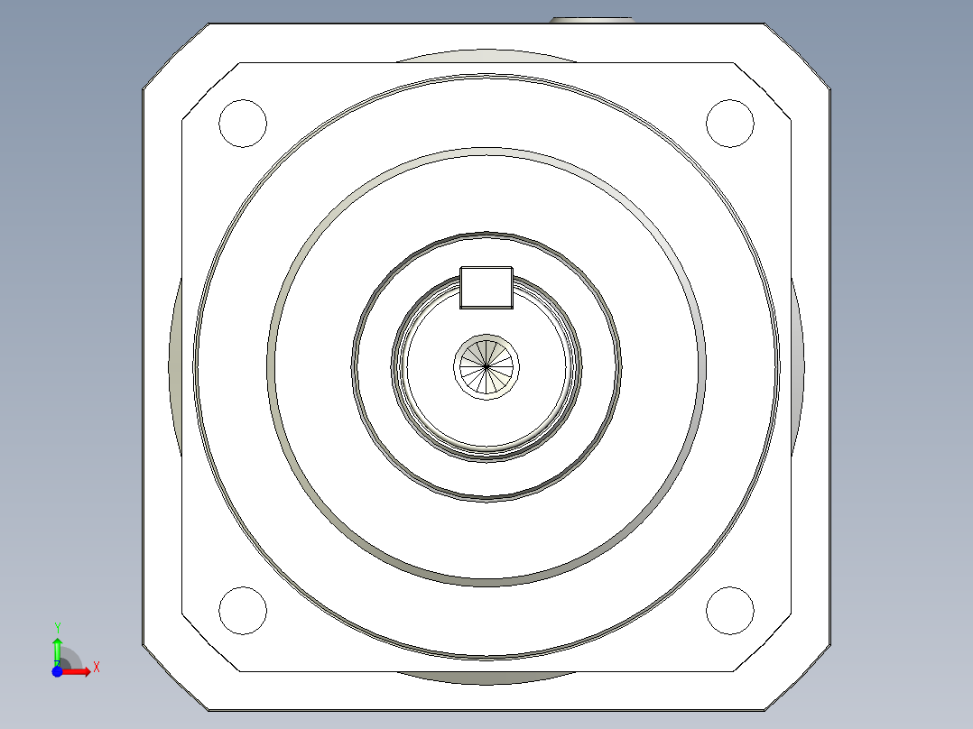 多摩川行星减速机TB-115-L2-24HA24前视图