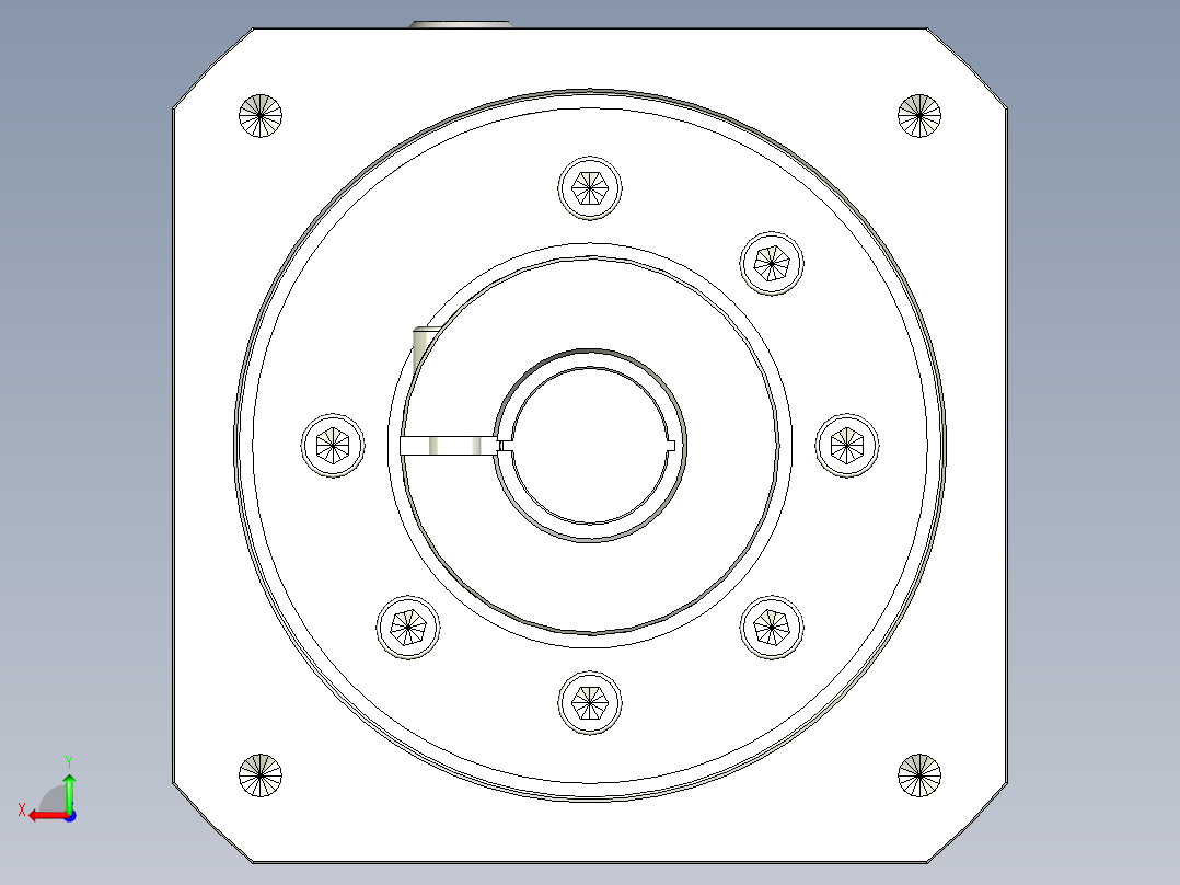 多摩川行星减速机TB-115-L2-24HA24后视图