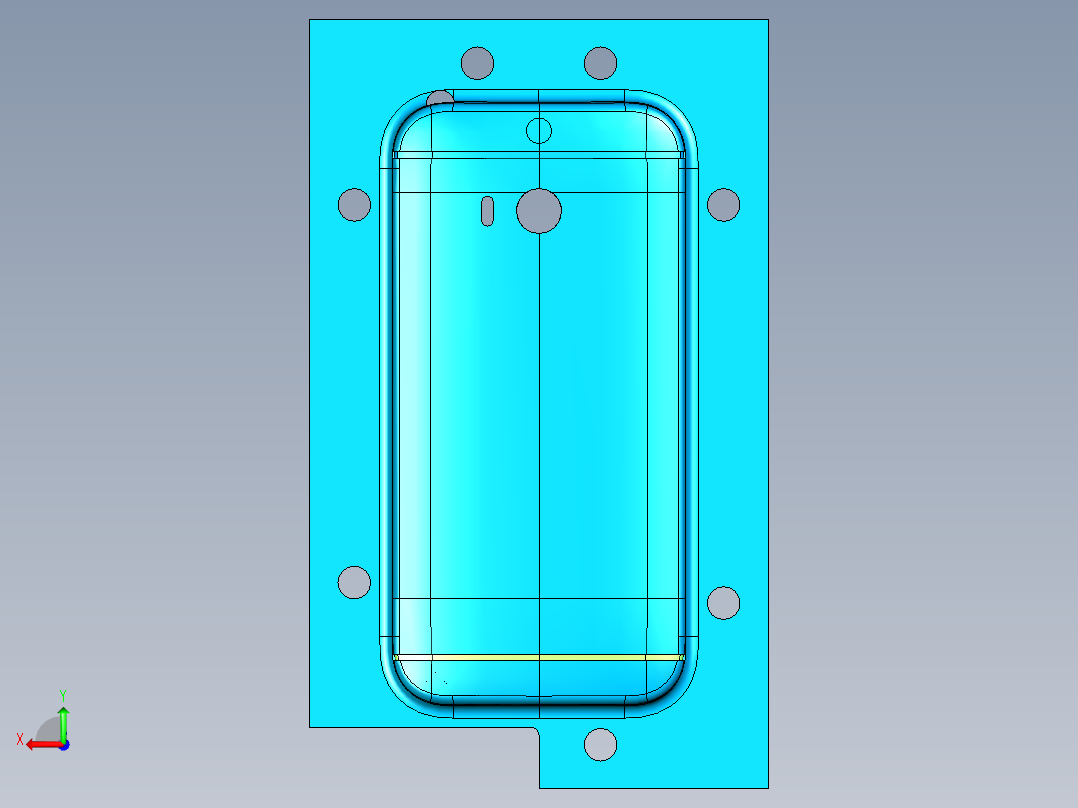 x8-笔记本CNC工装夹具三维模型cnc3后视图