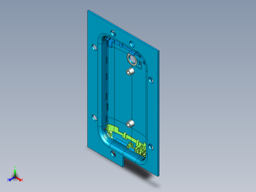 x8-笔记本CNC工装夹具三维模型cnc3正等轴测缩略图