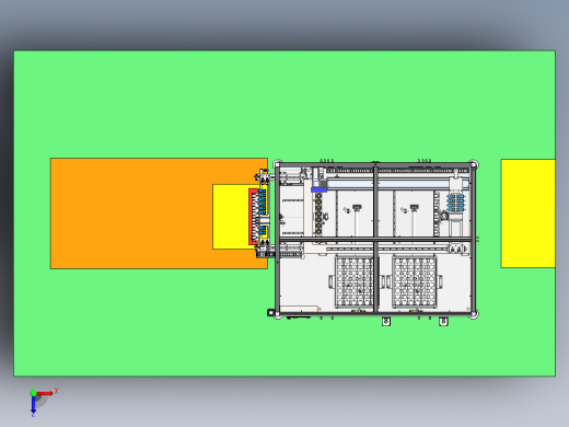 塑件自动收料机（sw18可编辑+工程图+bom）俯视缩略图