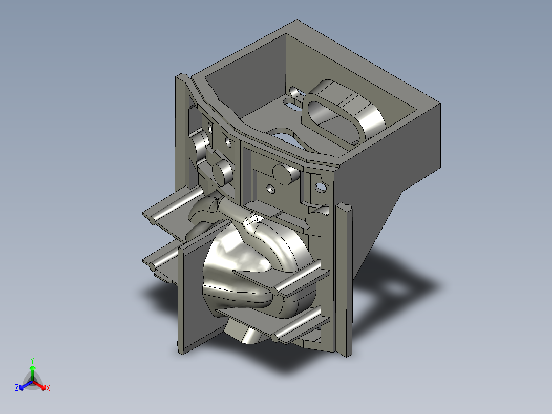 逆向建模 KP003主视图