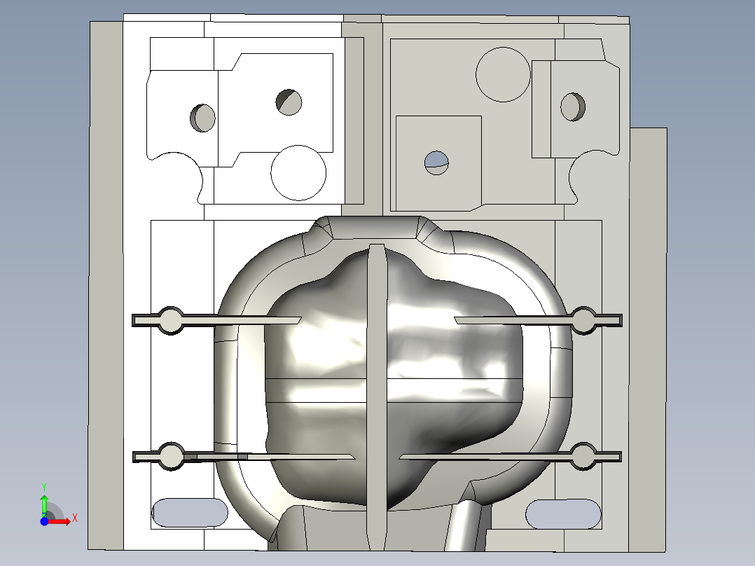 逆向建模 KP003前视图