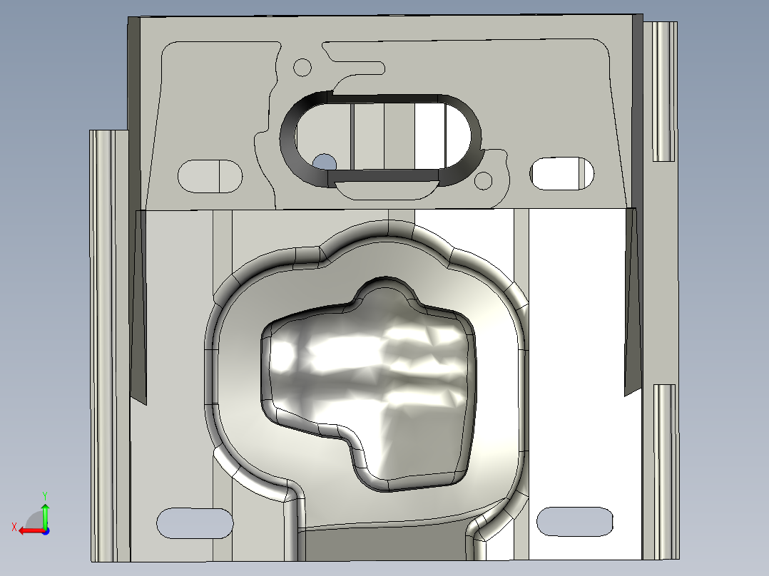 逆向建模 KP003后视图