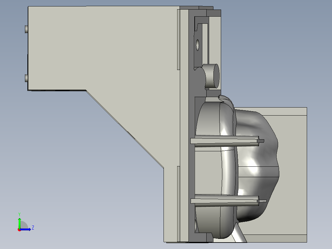 逆向建模 KP003左视图
