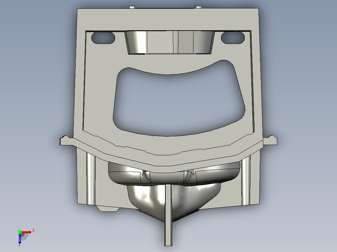 逆向建模 KP003俯视图
