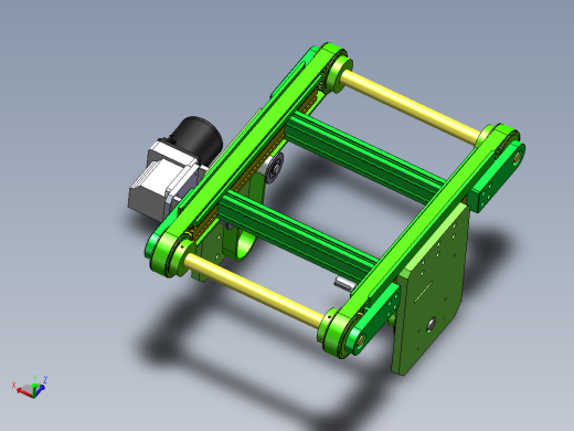 0.58米双带输送机构