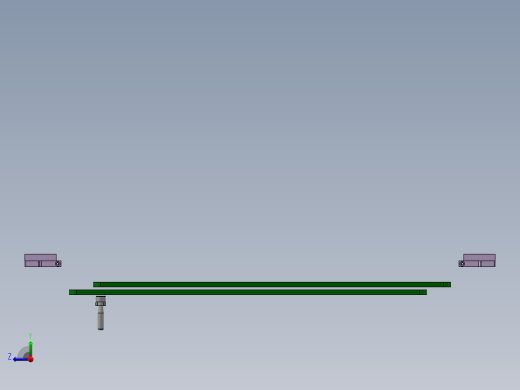 1米四皮带双轨输送机构