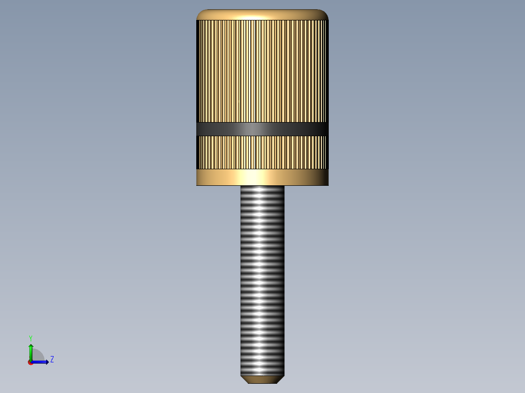 A0002543-BP-301G (1-665G) 香蕉插头 (插座)左视图
