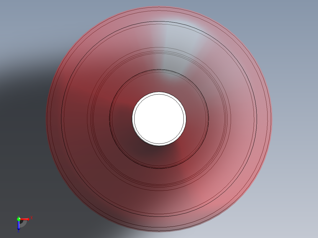 玻璃器子、杯子(32)俯视图