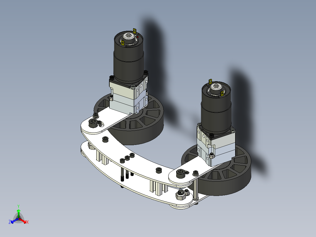 A3004285-4英尺PVC管的夹子抓手正等轴测图