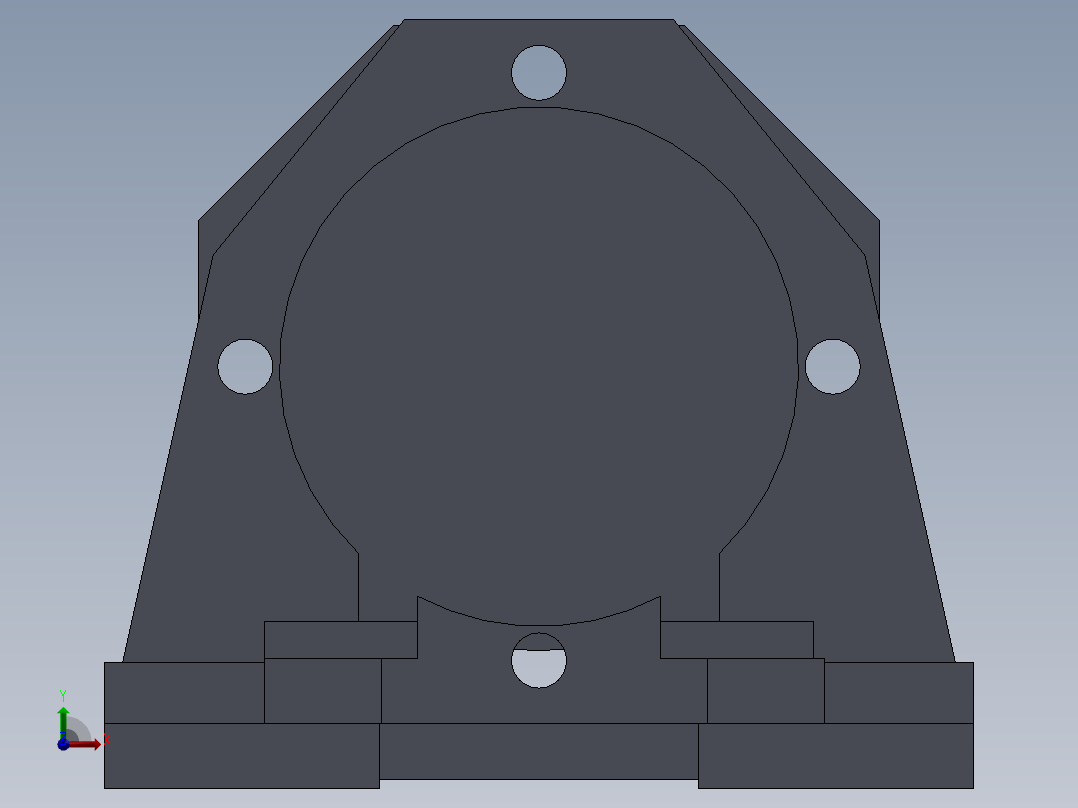 G4 型液压齿轮泵前视图