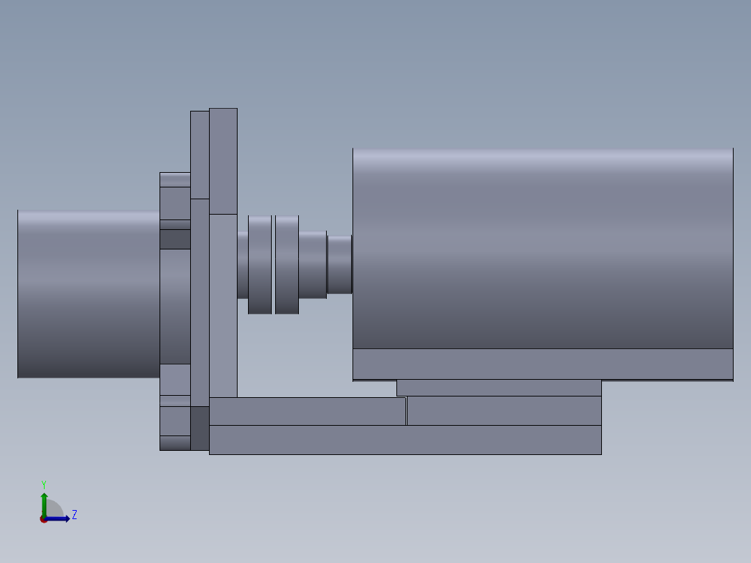 G4 型液压齿轮泵左视图