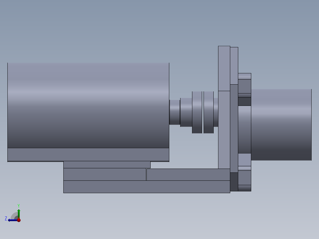 G4 型液压齿轮泵右视图