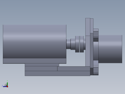 G4 型液压齿轮泵右视缩略图