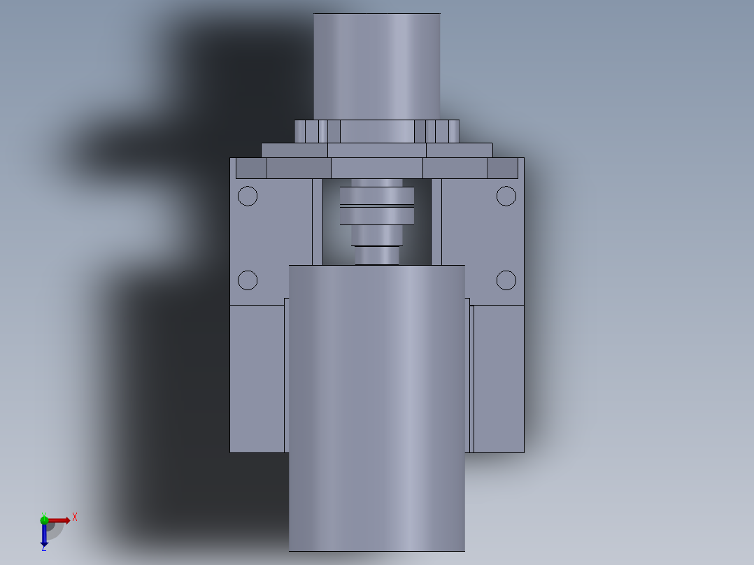 G4 型液压齿轮泵俯视图
