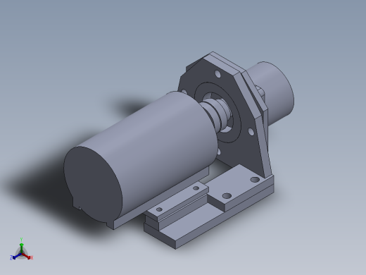 G4 型液压齿轮泵正等轴测缩略图