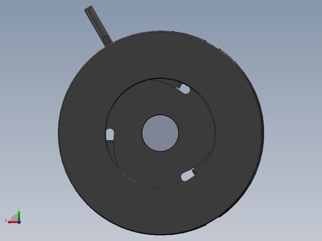 输入轴加工工艺及夹具设计后视图