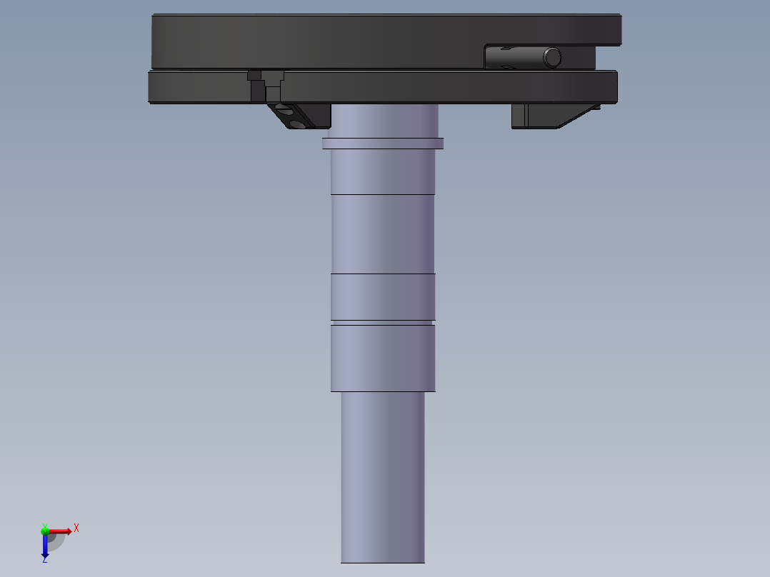 输入轴加工工艺及夹具设计俯视图