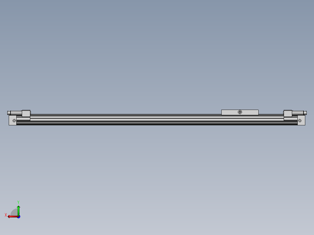 无杆气缸MY3B16-400L后视图