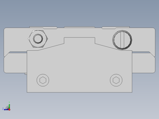 无杆气缸MY3B16-400L右视缩略图