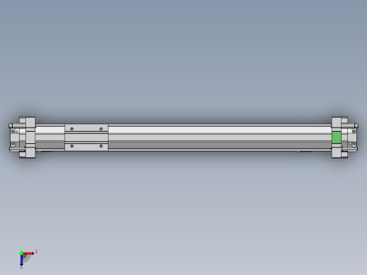 无杆气缸MY3B16-400L俯视缩略图