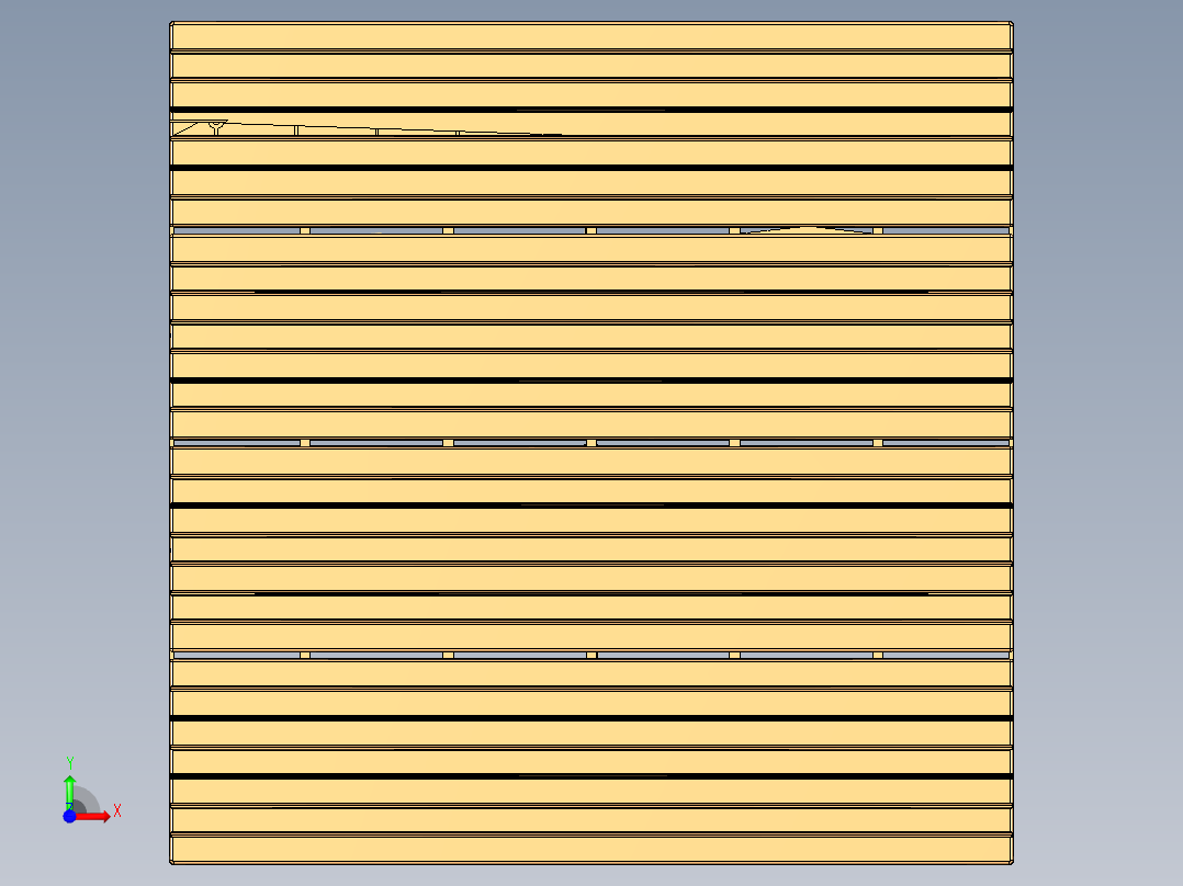 户外地板前视图