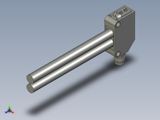 光电传感器E3Z-D62正等轴测缩略图