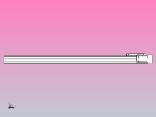 滚珠丝杠直线轴带导轨全封闭TPA-HCR-175D-2510C-L1350-ML-C-P75-N3左视缩略图