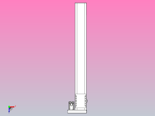 滚珠丝杠直线轴带导轨全封闭TPA-HCR-175D-2510C-L1350-ML-C-P75-N3俯视缩略图