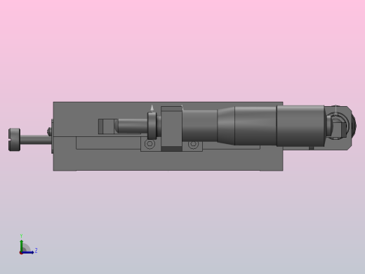 交叉滚子导轨型手动XY轴高精度滑台左视缩略图