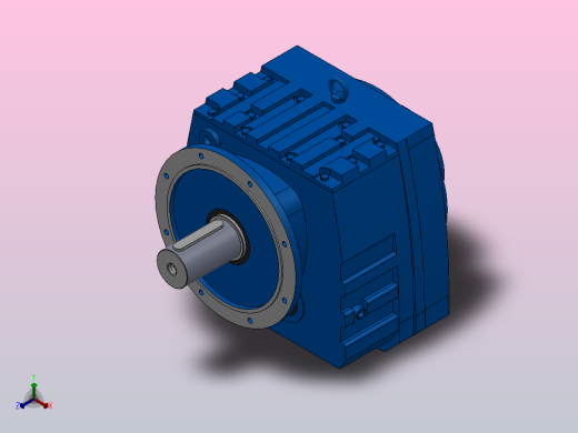 RF167_RF167ZP斜齿轮减速机RF167-14.56-M1-P132-Φ550