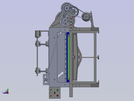 机械式切纸机设计【毕业论文+cad+solidworks+任务书】=========wb100右视缩略图