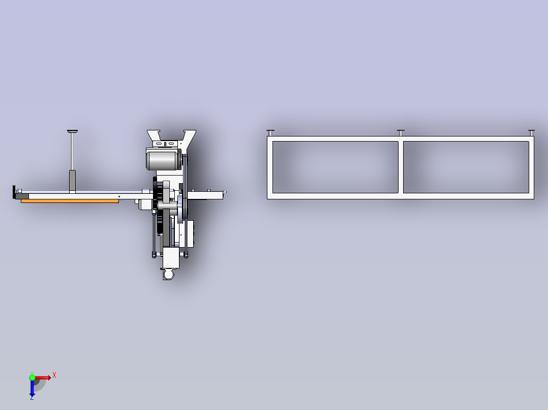 机械式切纸机设计【毕业论文+cad+solidworks+任务书】=========wb100俯视图
