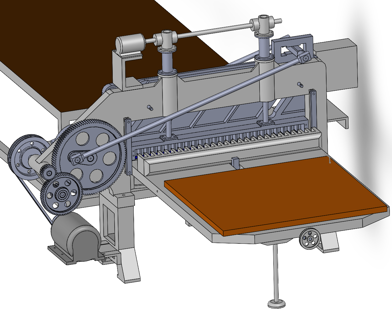 机械式切纸机设计【毕业论文+cad+solidworks+任务书】