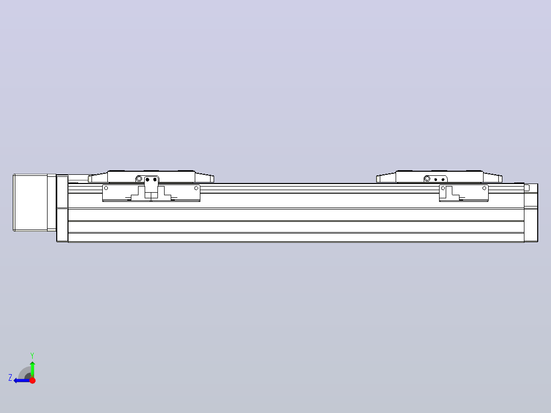 滚珠丝杠线性轴TPA-GCRS-80-1610C-L50-MR-M20-N3右视图