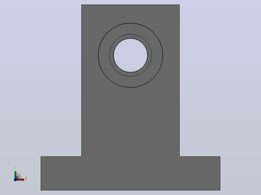 T型高度选择型轴承座组件_BTC-6900-2Z-40-A前视缩略图